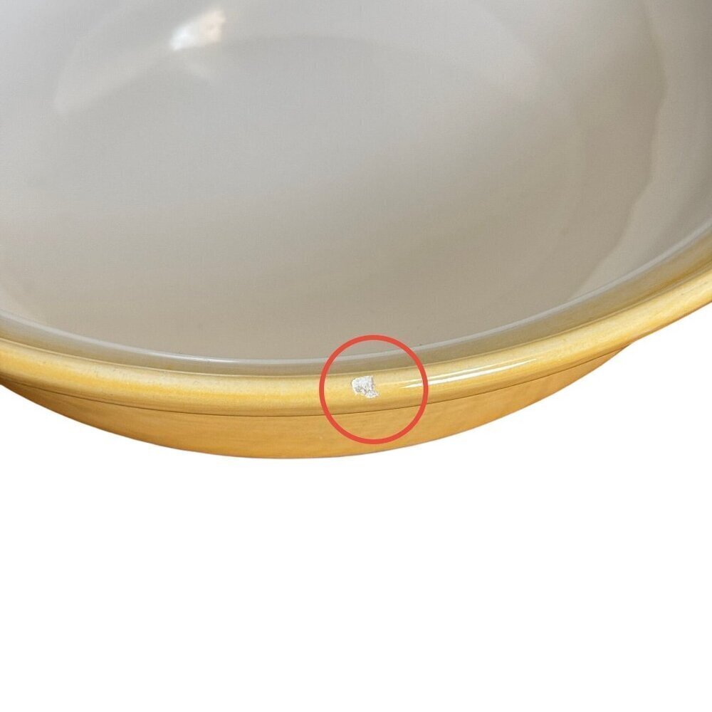 Vintage Cali Large Ceramic Pottery Serving Bowl Yellow Grape 3D Lid Collectible - Picture 14 of 14